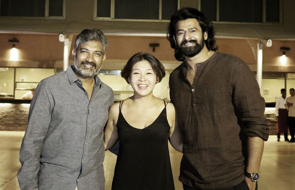 Prabhas, SS Rajamouli at the Baahubali - The Beginning promotions in China