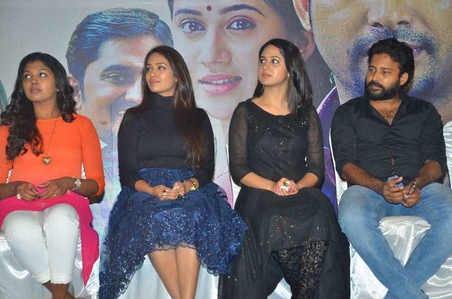 Nivetha Pethuraj Stills from Oru Naal Koothu Movie Press Meet