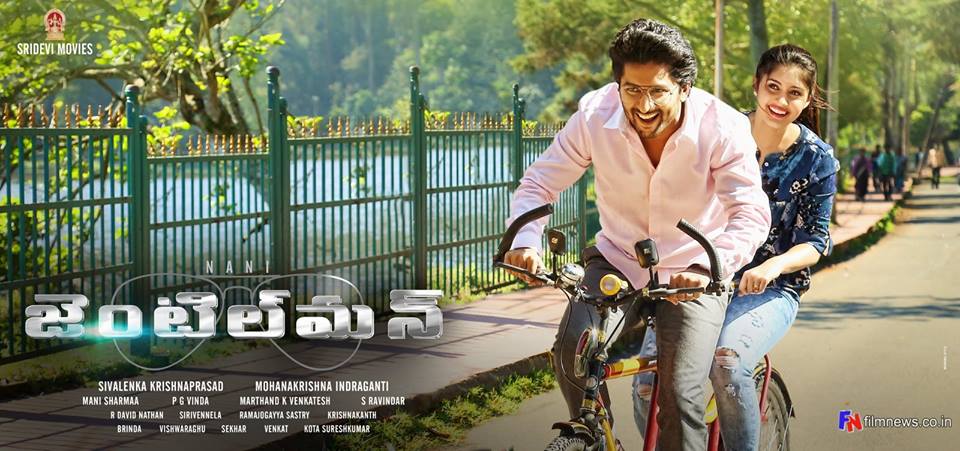 Latest Gentleman Telugu Movie Posters starring Nani, Surabhi