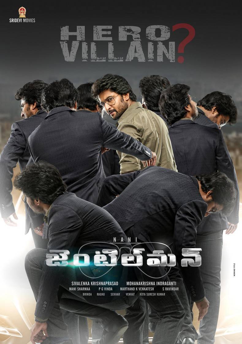Latest Gentleman Telugu Movie Posters starring Nani