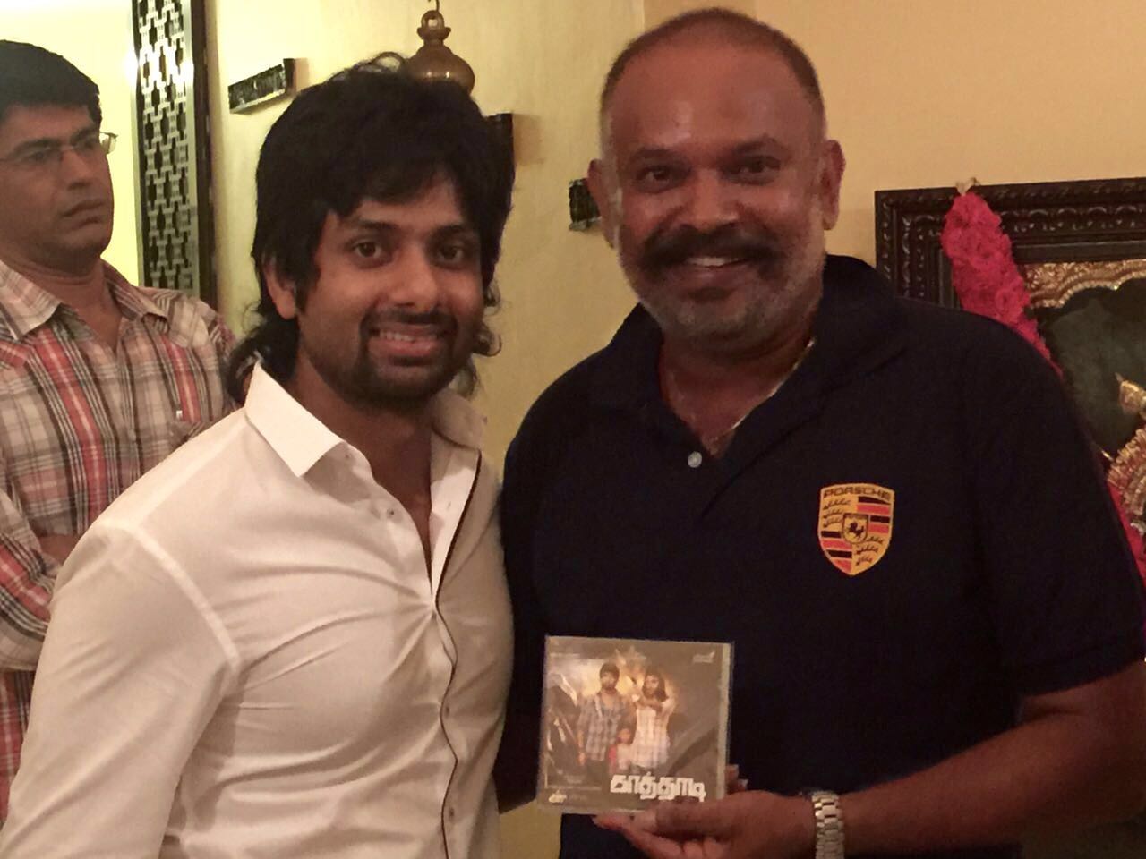 Kathadi Audio Launch Stills Avishek, Venkat Prabhu