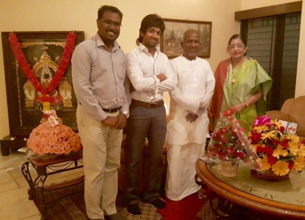 Kathadi Audio Launch Stills Avishek, Illaiyaraja
