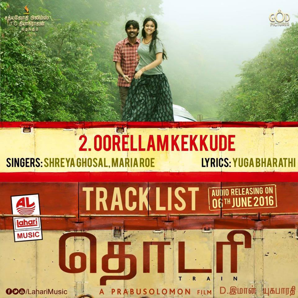 Thodari Movie Tracklist Posters