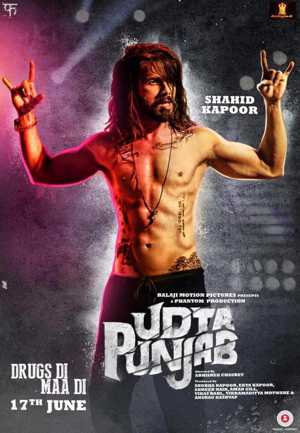 Udta Punjab Poster starring Shahid Kapoor