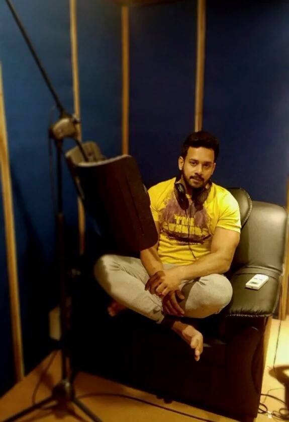 Bharath starts dubbing for his next ‘Kadugu’