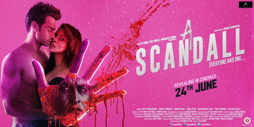A Scandall Hindi Movie Posters starring Johnny Baweja, Reeth Mazumder