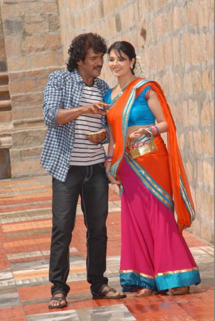 Upendra, Saloni Aswani stills from Brahmana Movie