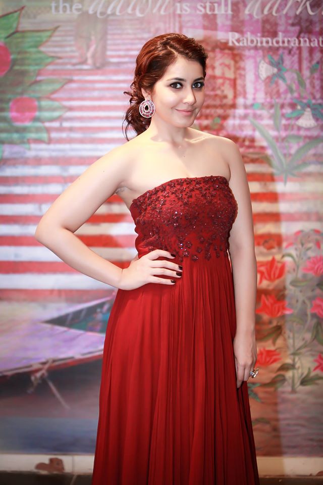 Raashi Khanna Stills At 50 days of Supreme Celebrations