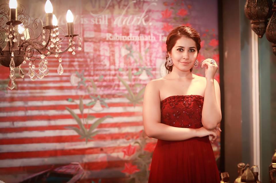 Raashi Khanna Stills At 50 days of Supreme Movie Celebrations