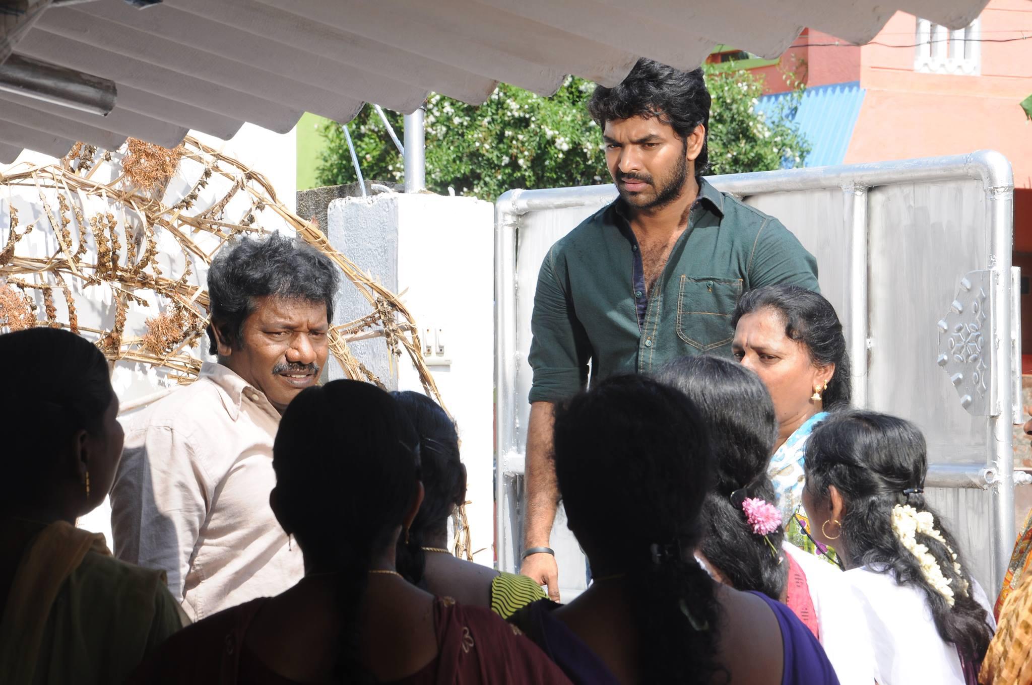 Pugazh Tamil Movie Stills | Jai, Surabhi, Karunas, RJ Balaji