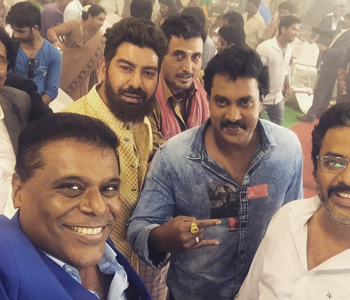Sunil, Kabir Duhan Singh and Ashish Vidyarthi | Jakkana Telugu Movie Shooting Spot Stills