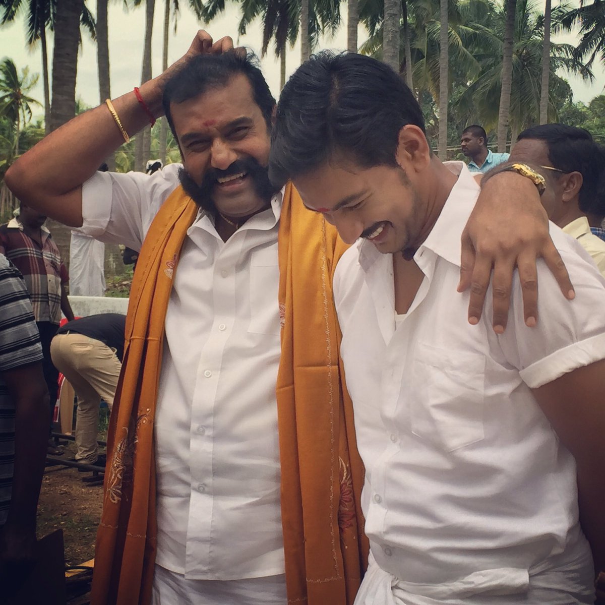 Muthuramalingam Movie Shooting Spot Stills | Gautham Karthik, Nepoleon