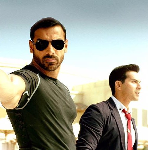 Varun Dhawan & John Abraham to perform a live stunt !!