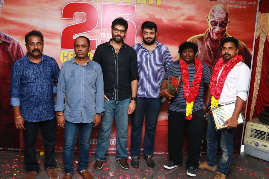 Jackson Durai 25th day celebration stills | Actor Sibiraj, Siddharth Vipin, JD director Dharanidharan and Yogi Babu