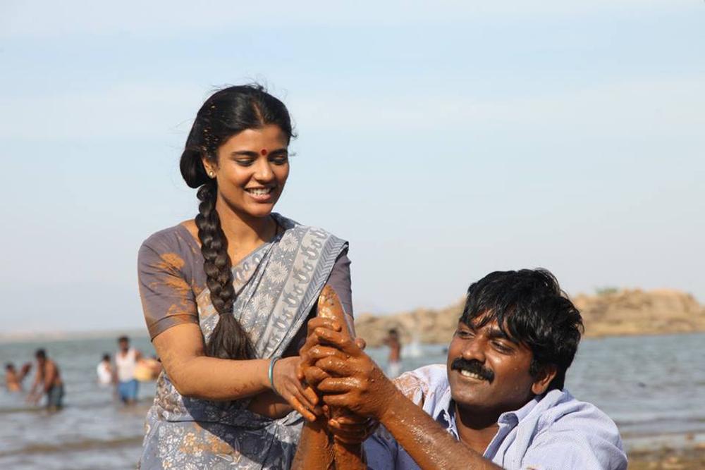 Vijay sethupathi, Aishwarya Rajesh stills from Dharma Durai