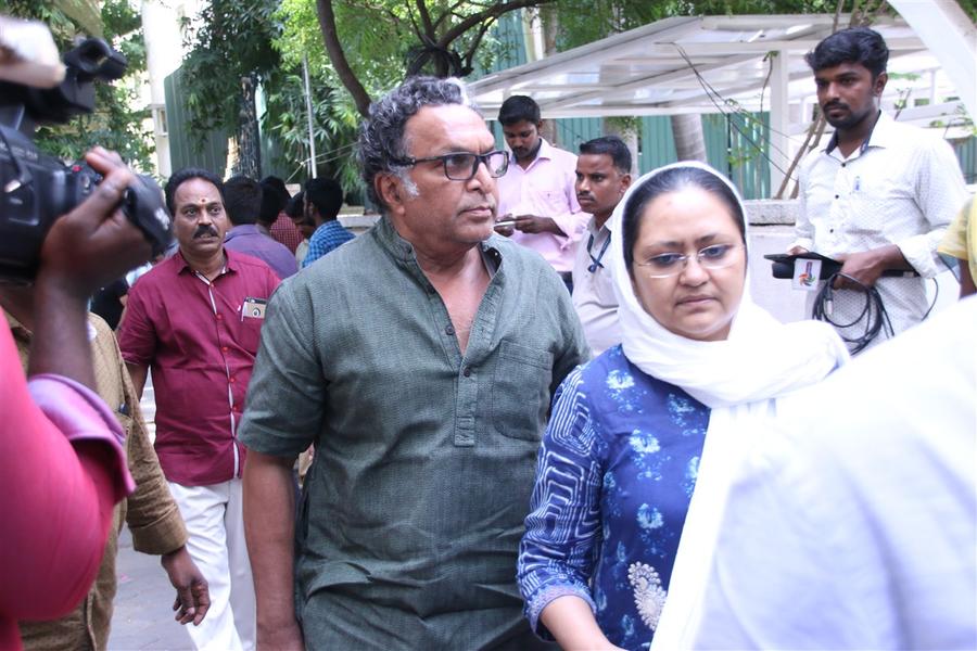 Celebrities payed homage & last respect to Legendary Writer Producer & Director Panchu Arunachalam