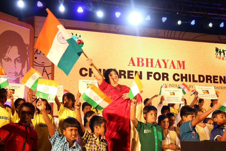 Stills from Latha RajiniKanth's Daya Foundations Project Abhayam