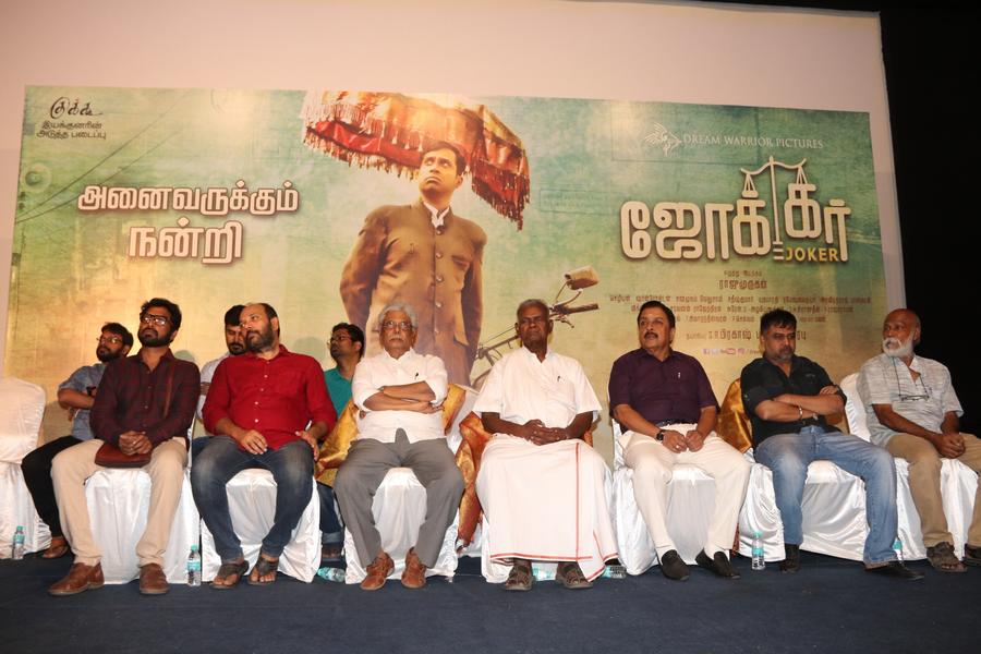Joker Success Meet Stills - Ramasamy, Sivakumar, Guru Soundaram
