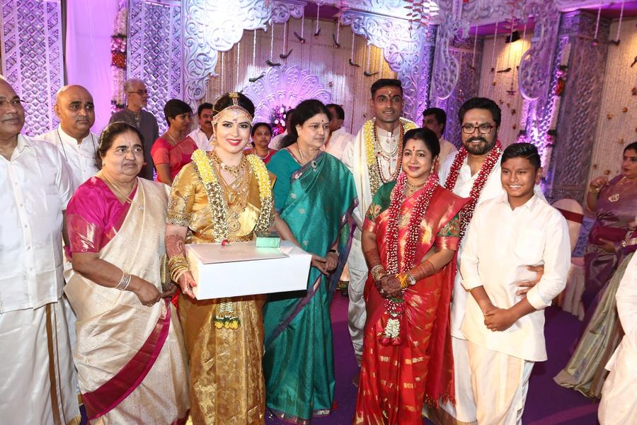 Actress Raadhika Sarathkumar's daughter Rayane Wedding Photos