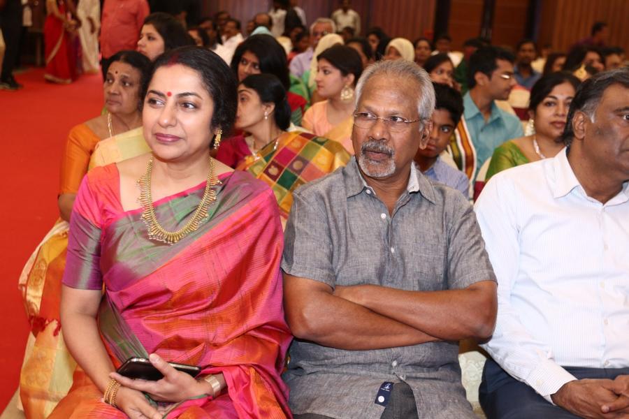 Actress Suhasini & Maniratnam at Actress Raadhika Sarathkumar's daughter Rayane Wedding