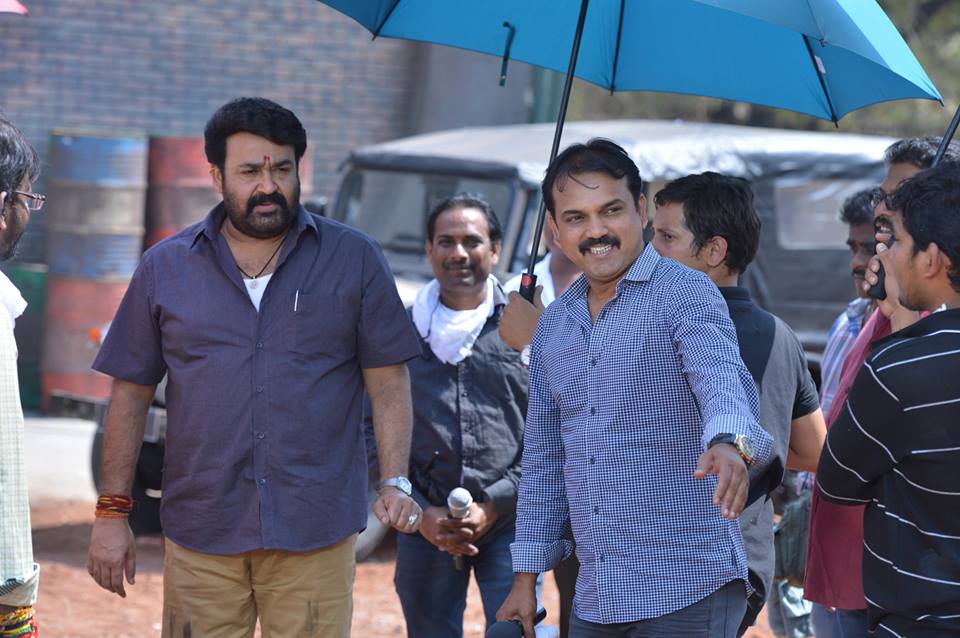 Mohanlal at Janatha Garage Shooting Spot
