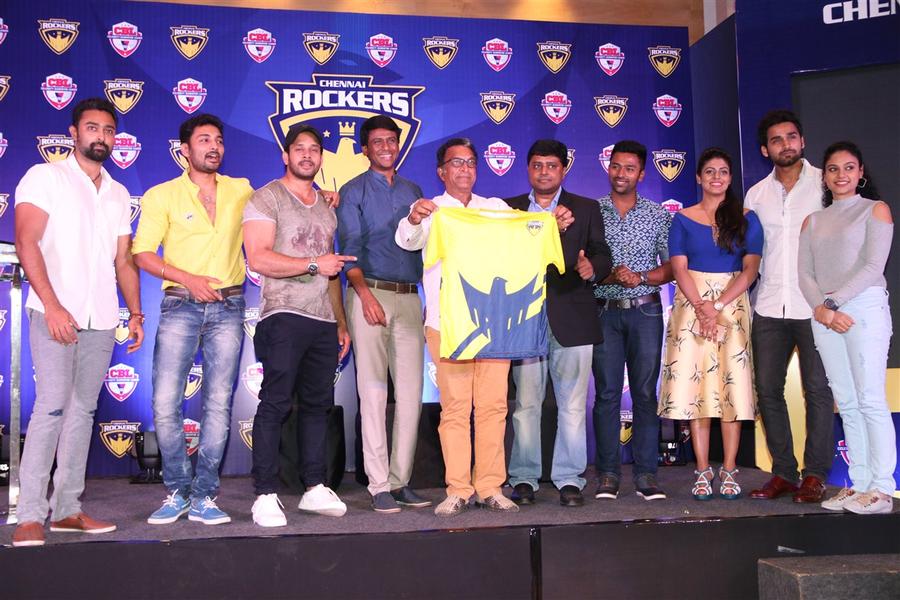 Chennai Rockers Team launch stills | Nassar, Bharath, Amitash Pradhaan, Prasanna, Shanthanu Bhagyaraj, Vaibhav, Gayathri, Ineya and Rupa Manjari