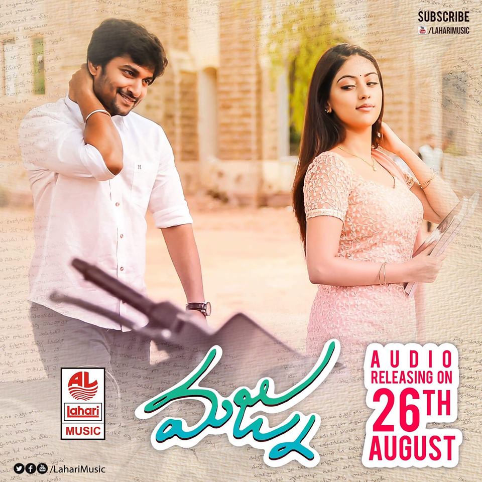 Nani-Anu Emmanuel Starrer Majnu Telugu Movie poster