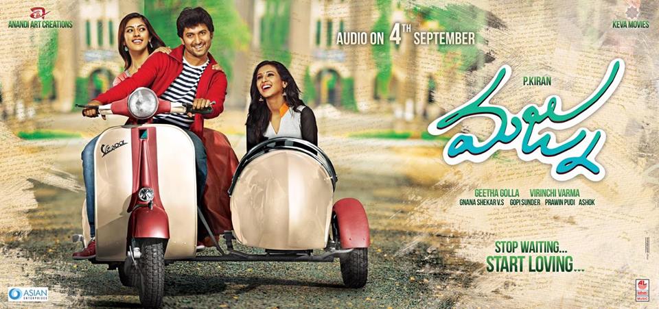 Nani Starrer Majnu telugu movie poster
