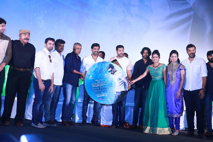 Kuttram 23 Movie Audio Lainch Stills | Jayam Ravi, Vijayakuamar, Arun Vijay, Vamsi Krishna, Suja Varunne