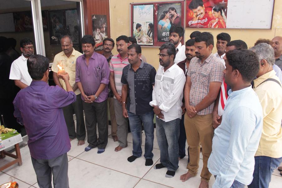 Dhansika’s upcoming film “Rani” pooja stills
