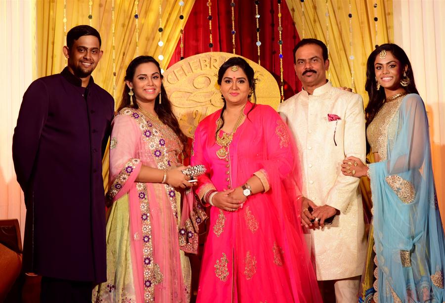 Actress Radha 25th year Wedding Anniversary Stills | Thulasi Nair, Karthika Nair