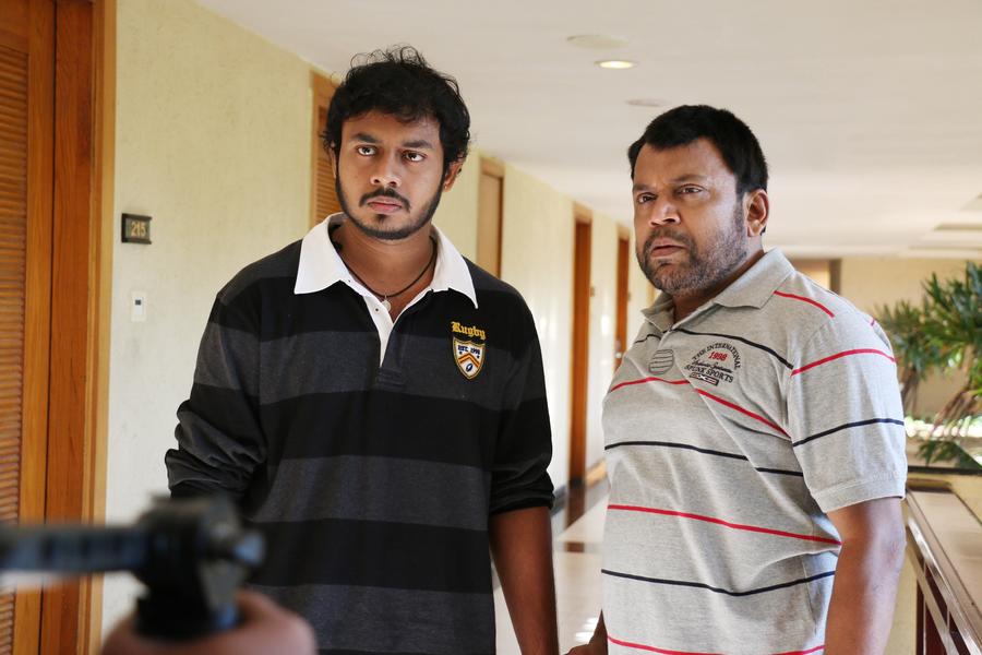 San Jay, Thambi Ramaiah stills from Virumandikum Sivanadikum