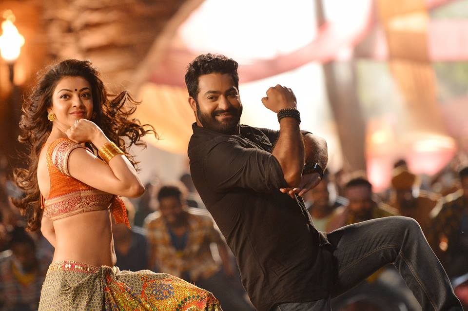 Jr. NTR and Kajal Aggarwal Stills In Pakka Local Song from Janatha Garage