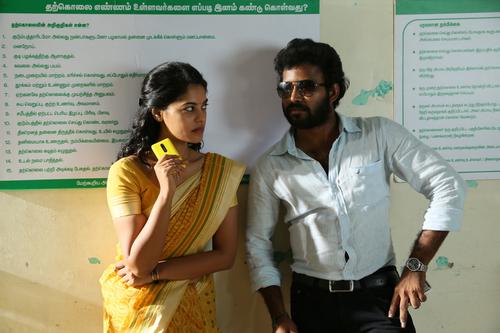 Tamiluku En Ondrai Aluthavum Movie Stills | Attakathi Dinesh, Bindu Madhavi