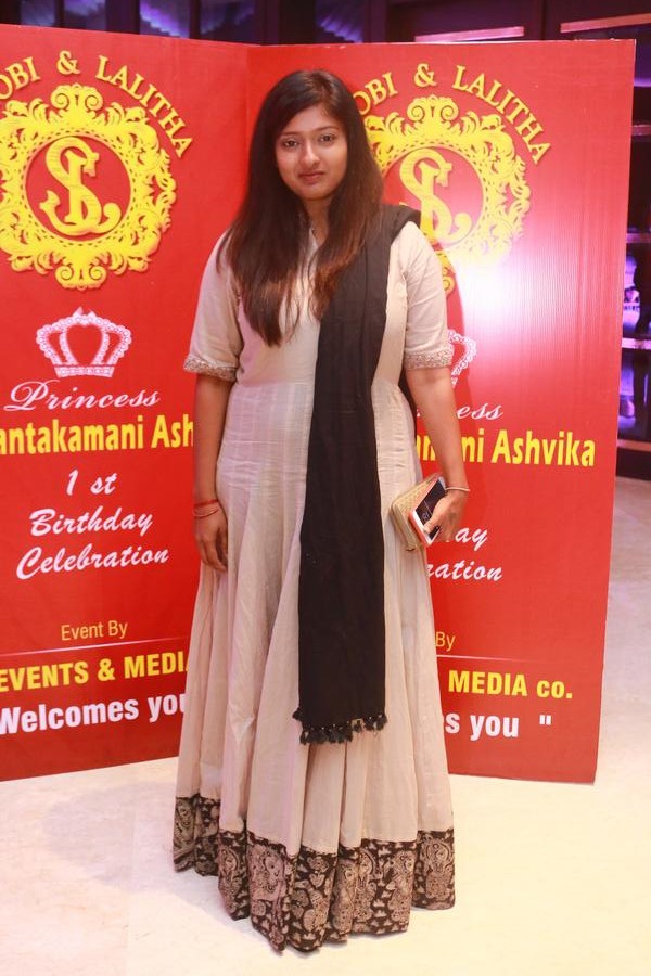  Celebrities at Syamantakamani Ashvika Birthday Stills | Gayathri Raguram