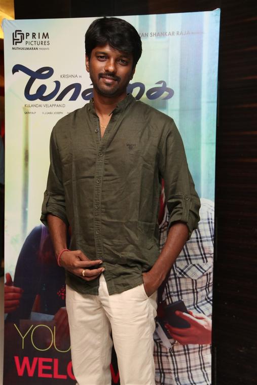 Director Kuzhandhai Velappan at Yaakkai Audio Launch Stills