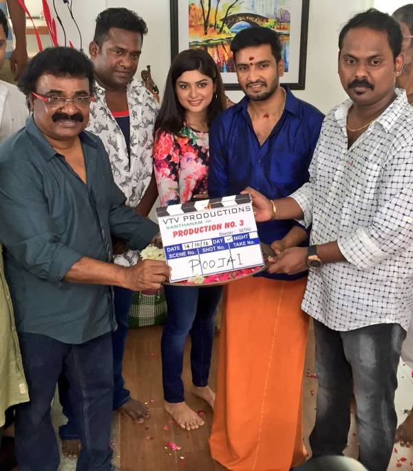 Santhanam to romance Vaibhavi Shandilya again