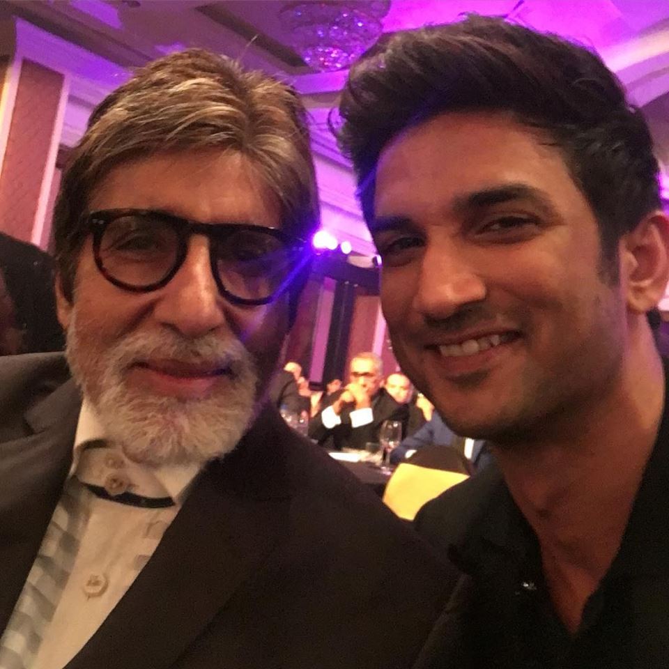 Amitabh Bachchan, Sushant Singh Rajput at Filmfare Glamour & Style Awards 2016
