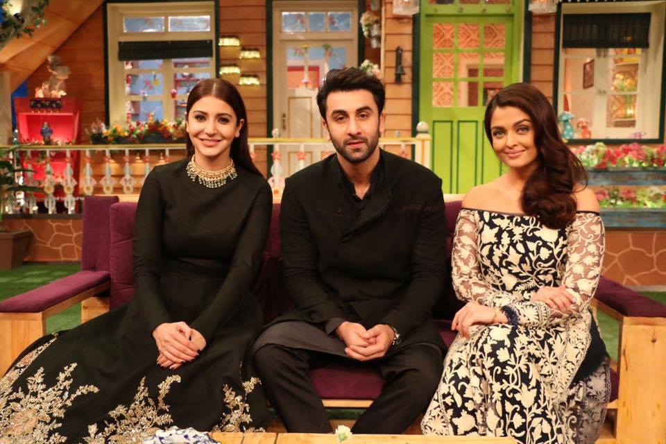 Anushka, Aishwarya Rai, Ranbir promote 'ADHM' On The Kapil Sharma Show