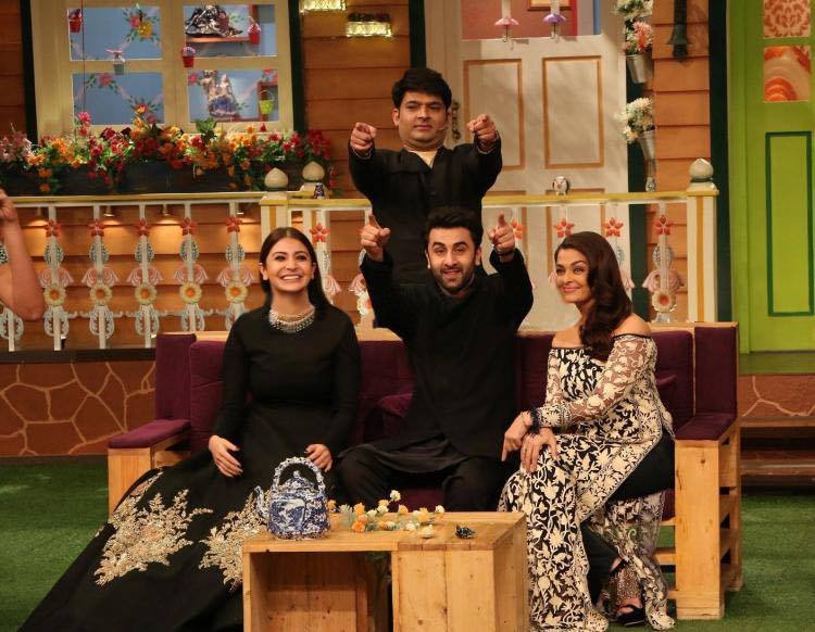 Anushka, Aishwarya Rai, Ranbir promote 'ADHM' On The Kapil Sharma Show
