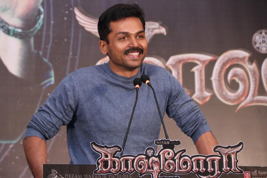 Kaashmora Movie Press Meet Stills - Karthi