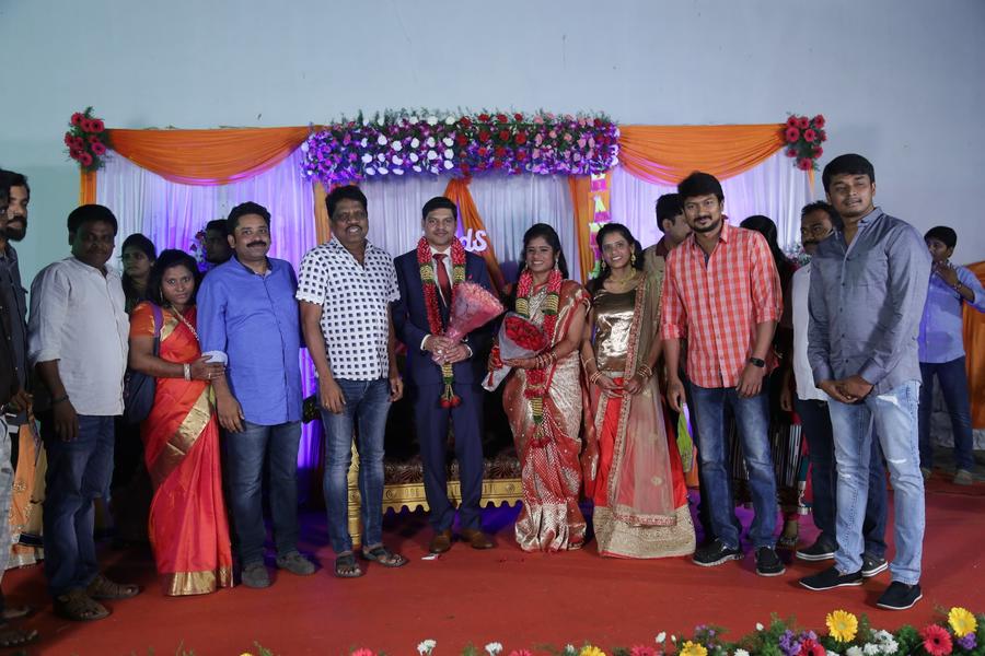 Director Seenu Ramasamy's Sister Wedding Reception Stills | Udhayanidhi Stalin