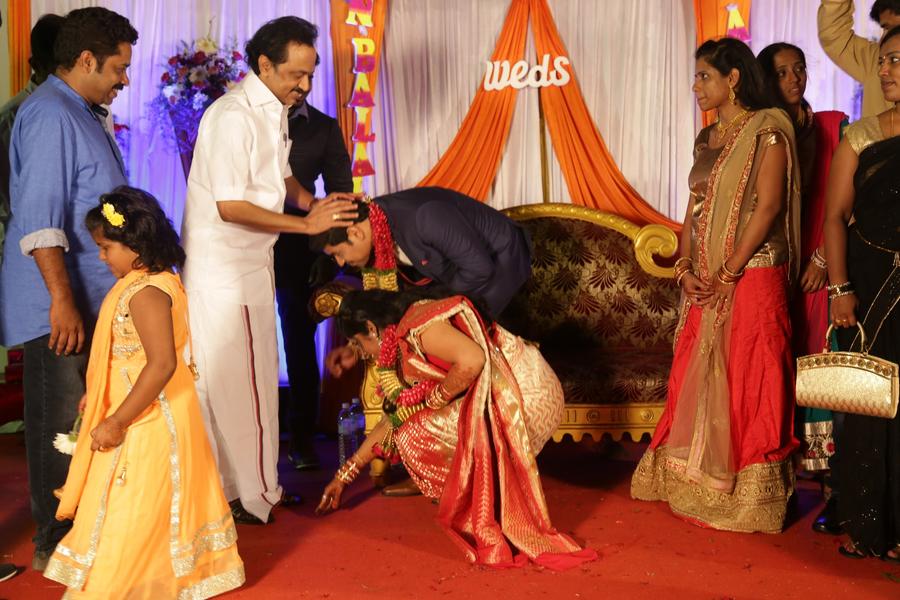 Director Seenu Ramasamy's Sister Wedding Reception Stills | Stalin