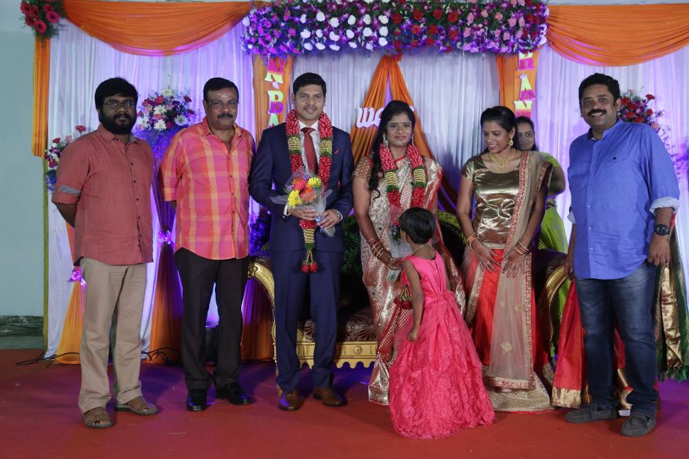 Vijay Sethupathi and Sanchita Shetty at Director Seenu Ramasamy's Sister Wedding Reception