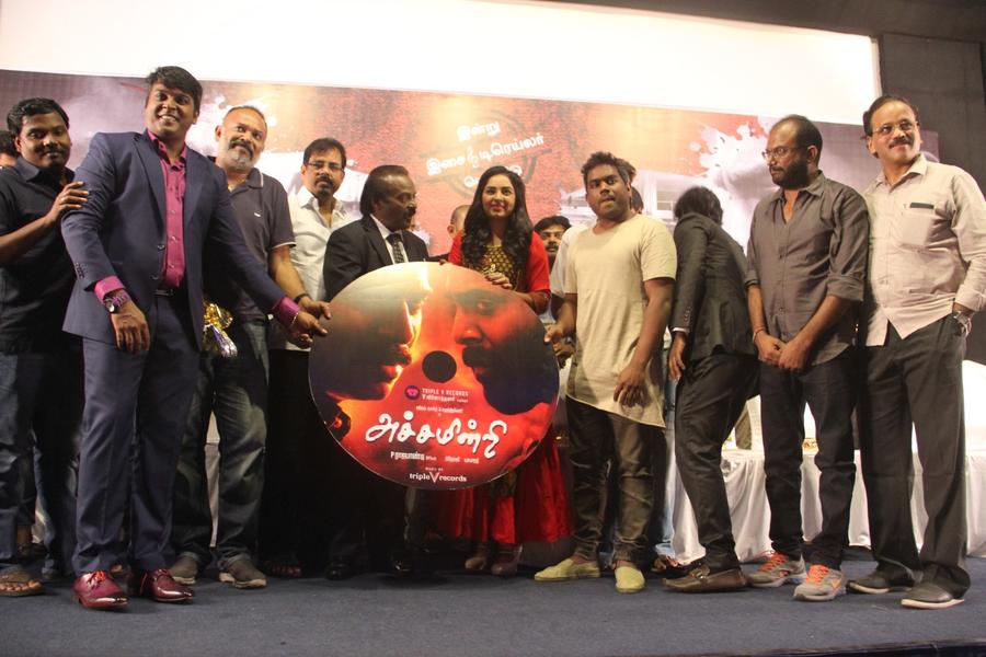 Achamindri Audio Launch Stills | Director Rajapandi, Srushti Dange,Premgi Amaren, Yuvan Shankar Raja, Venkat Prabhu