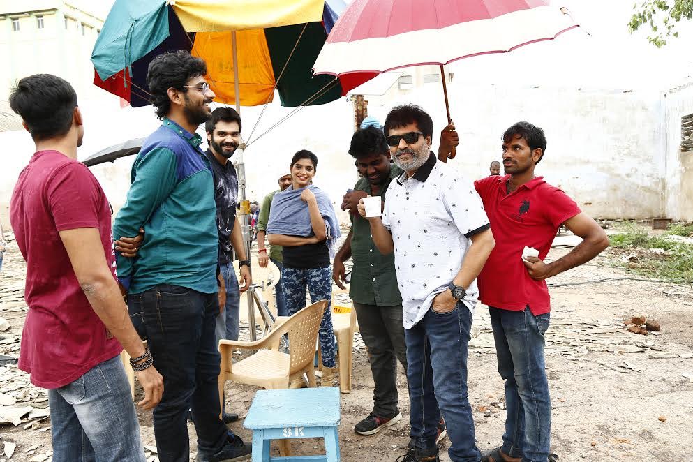 Rum Movie Working Stills in Sanchita Shetty, Vivek, Hrishikesh