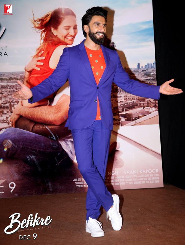 Ranveer Singh at You And Me song launch from 'Befikre'