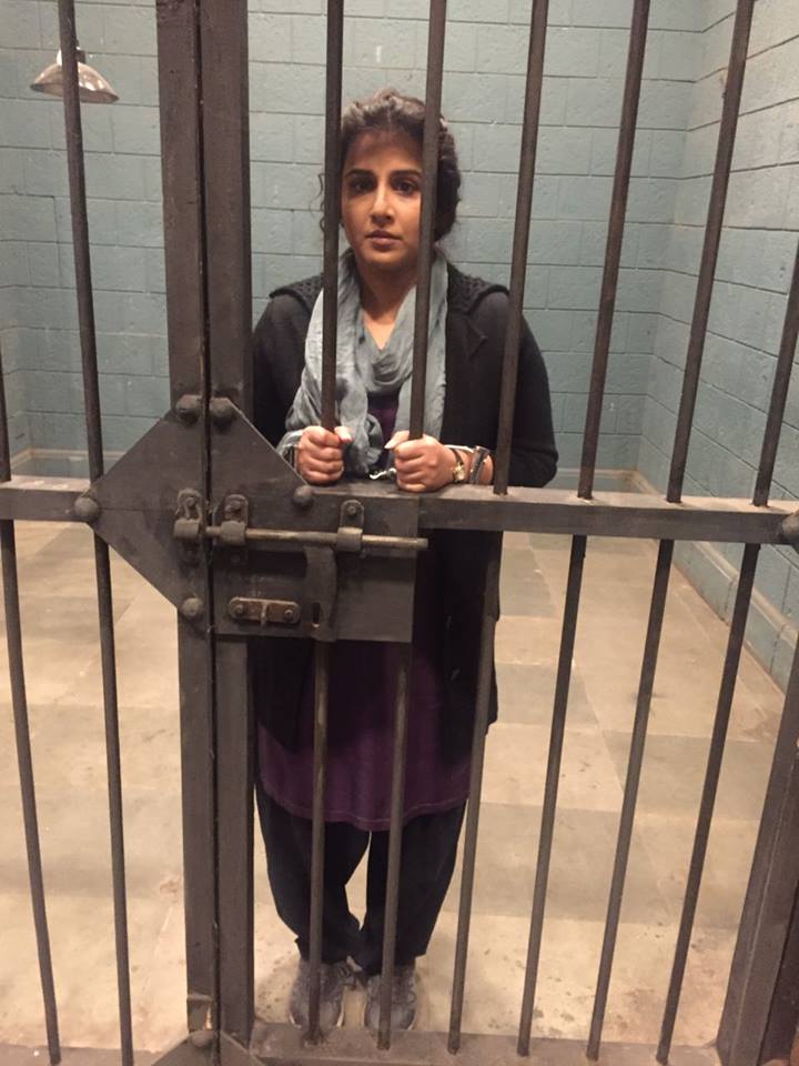 Vidya Balan goes inside jail to promote Kahaani 2 Movie