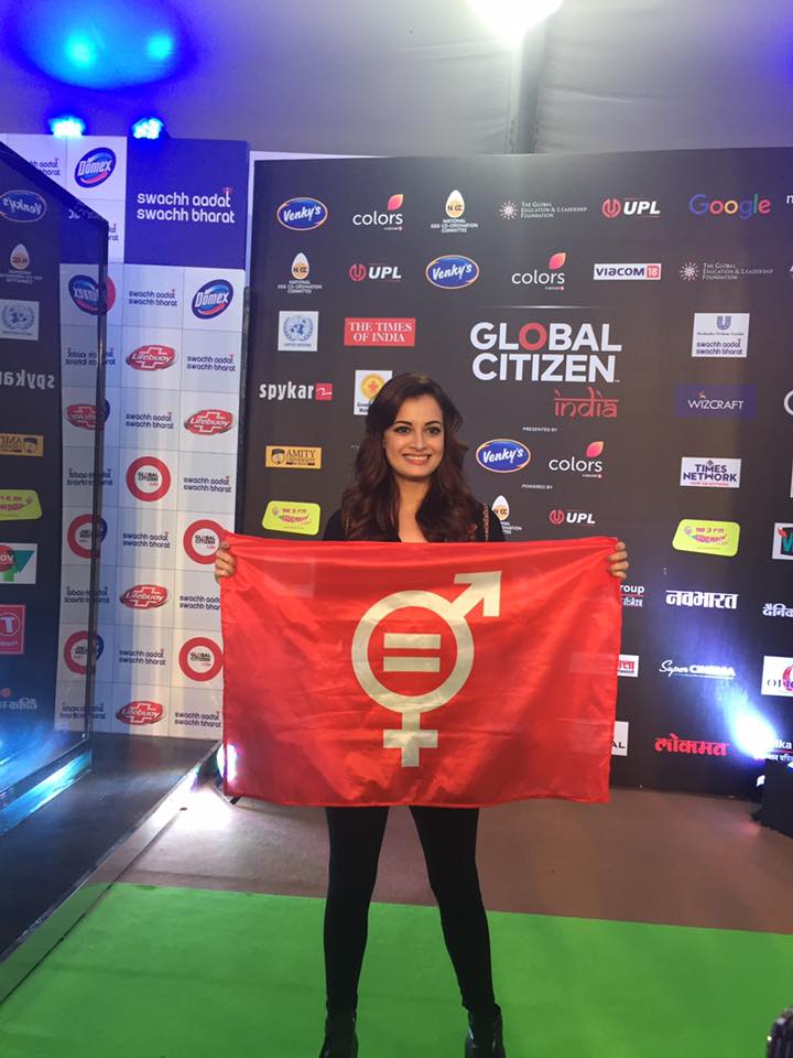 Dia Mirza at Global Citizen Festival India 2016