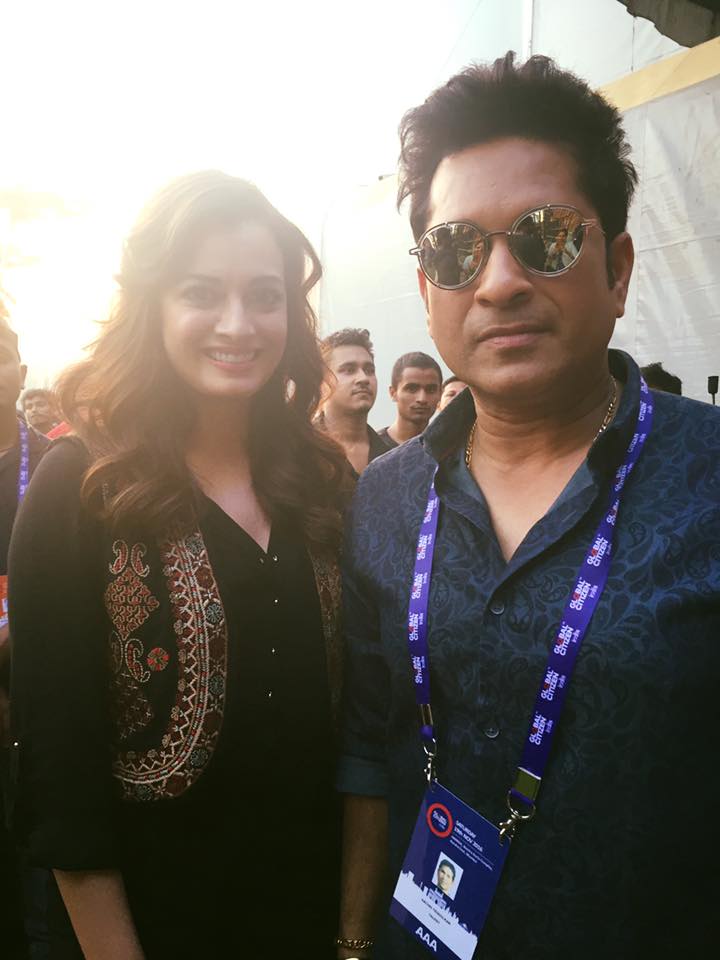 Sachin, Dia Mirza at Global Citizen Festival India 2016